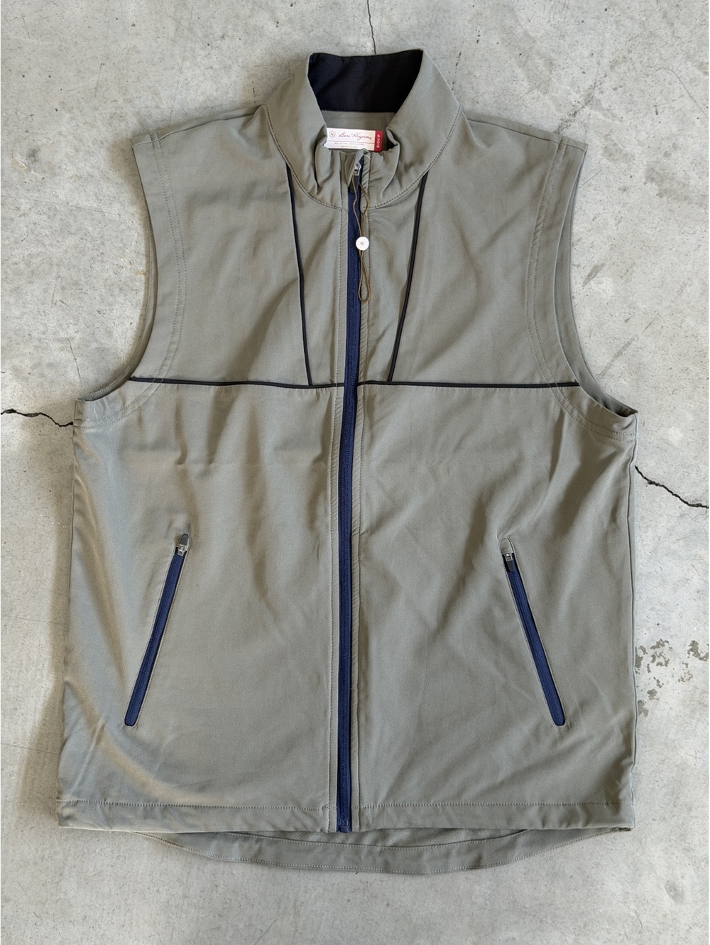 Ben Hogan / Golf Performance Vest / Gray Navy / Men’s Small